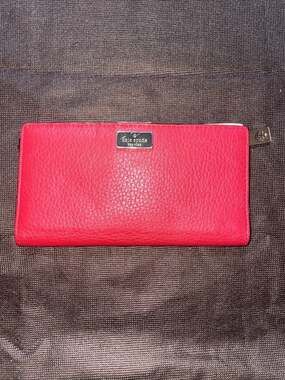 Kate Spade New York Highland Place Stacy Wallet Deep Blaze Red
